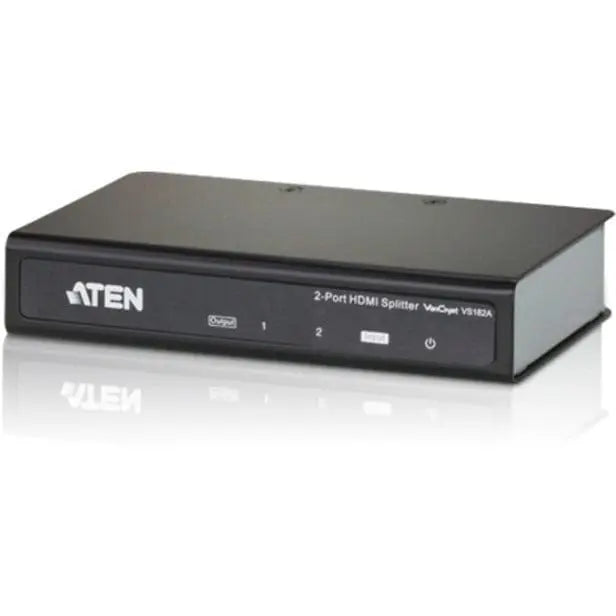 ATEN ATEN 2-Port HDMI Splitter - 1 x HDMI In - 2 x HDMI Out - VS182A