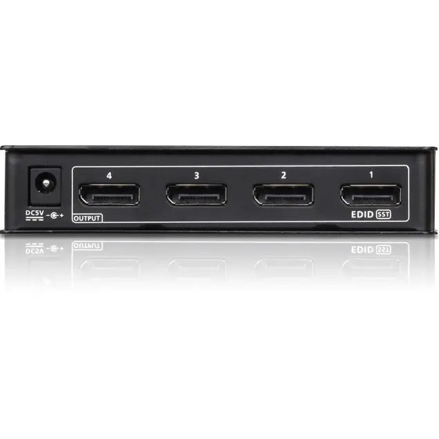 ATEN ATEN 4-Port 4K DisplayPort Splitter-TAA Compliant - 4096 x 2160 - DisplayPort - Metal - VS194