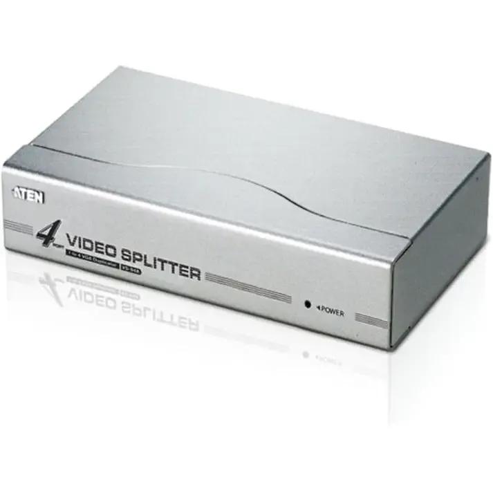 ATEN Aten 4 port Video Splitter - 1 x Computer, 4 x Monitor - 1920 x 1440 @ 60Hz - SVGA, XGA - VS94A