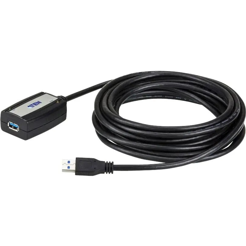 ATEN ATEN 5m USB 3.1 Gen1 Extender Cable - 16.40 ft USB Data Transfer Cable - First End: 1 x USB 3.1 Type A - Male - Second End: 1 x USB 3.1 Type A - Female - 5 Gbit/s - Extension Cable - 1 - UE350A