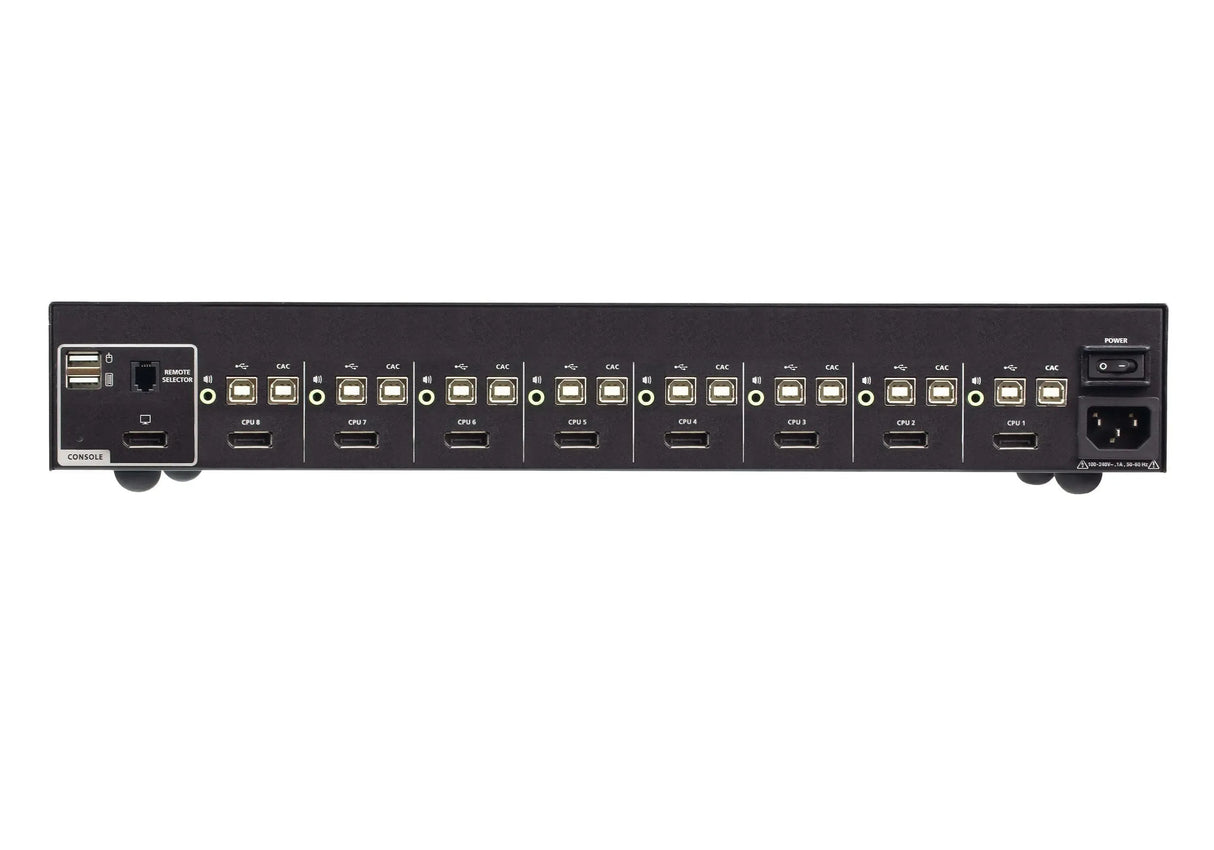 ATEN ATEN 8-Port USB DisplayPort Secure KVM Switch with CAC (PSD PP v4.0 Compliant)