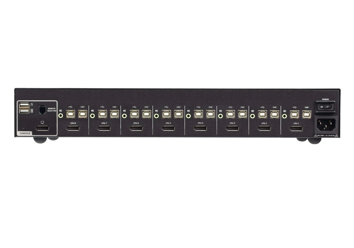 ATEN ATEN 8-Port USB DisplayPort Secure KVM Switch with CAC (PSD PP v4.0 Compliant)
