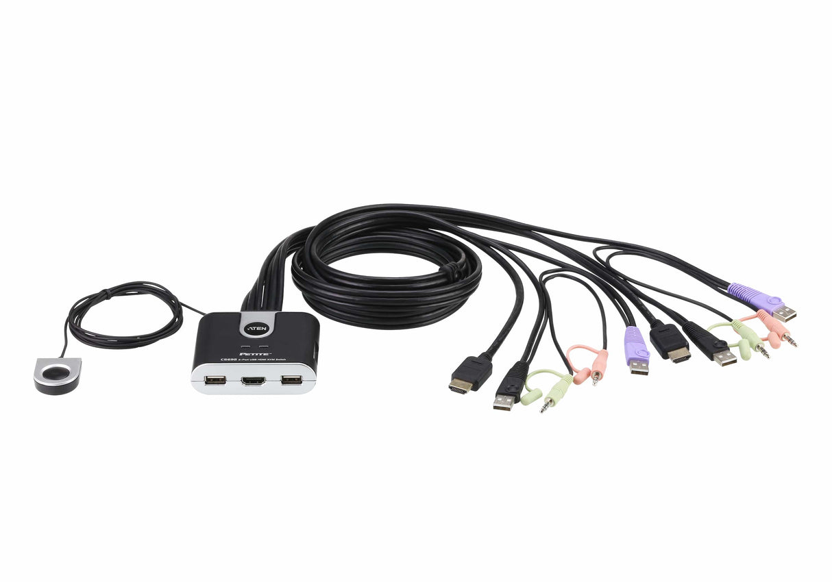 ATEN ATEN CS692 KVM switch Black - CS692