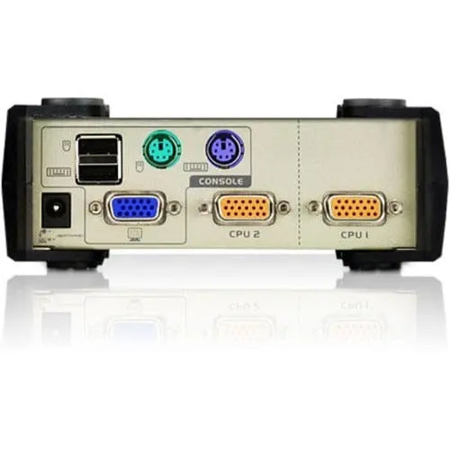 ATEN ATEN CubiQ KVM Switch - 2 Computer(s) - QXGA - 2048 x 1536 - 2 x PS/2 Port - 2 x USB1 x VGA - CS82U