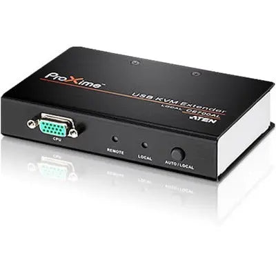 ATEN ATEN Proxime CE700A KVM Console/Extender - 1 Computer(s) - 1 Local User(s) - 1 Remote User(s) - 492.13 ft Range - WUXGA - 1920 x 1200 Maximum Video Resolution - 2 x Network (RJ-45) - 4 x USB - 2 x VGA... - CE700A