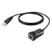 ATEN Cables ATEN UC232BF serial cable Black 1.2 m USB Type-A RJ-45 - UC232BF