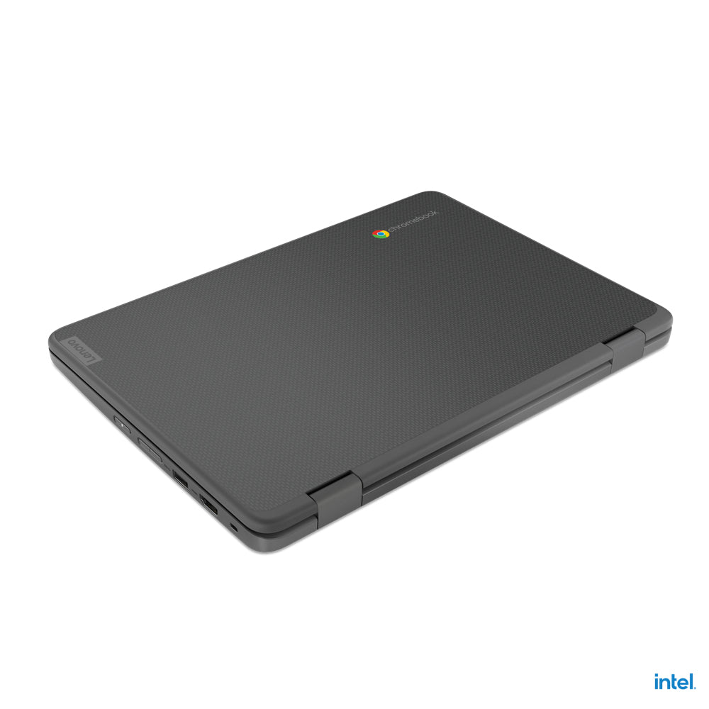 Lenovo 500e Yoga Chromebook Gen 4 Intel® N N100 31 cm (12.2") Touchscreen WUXGA 4 GB LPDDR5-SDRAM 32 GB eMMC Wi-Fi 6E (802.11ax) ChromeOS US English Grey - 82W4000AUS
