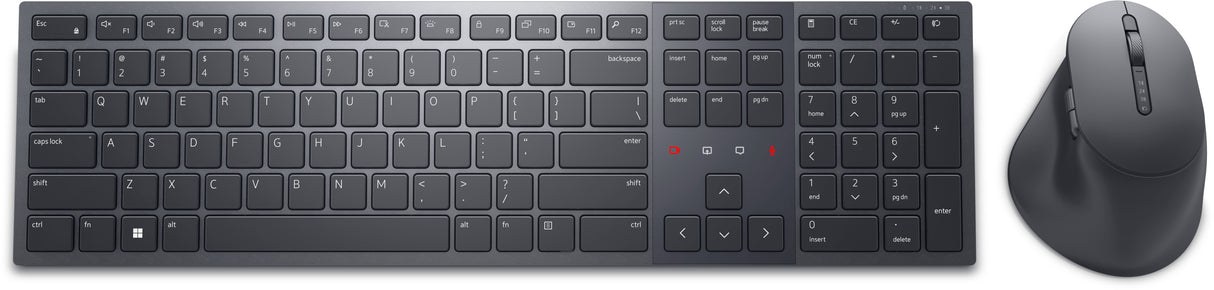 DELL KM900 keyboard Mouse included Office RF Wireless + Bluetooth QWERTY US English Graphite - KM900-GR-US