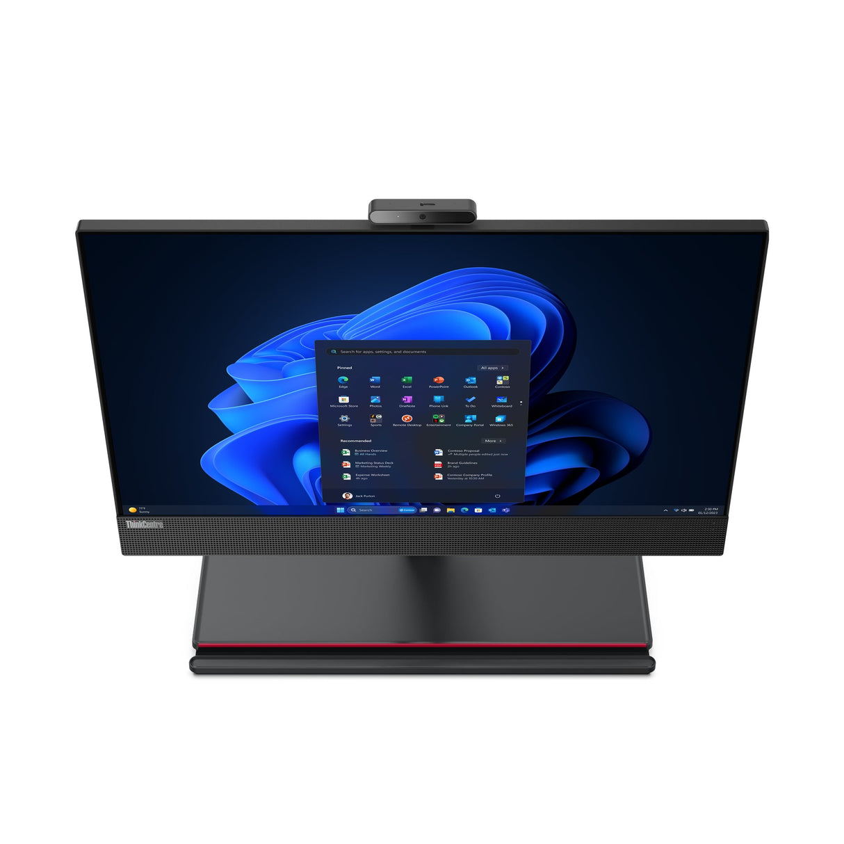 Lenovo ThinkCentre M90a Gen 5 Intel® Core™ i7 i7-14700 60.5 cm (23.8") 1920 x 1080 pixels All-in-One PC 16 GB DDR5-SDRAM 512 GB SSD Windows 11 Pro Wi-Fi 6E (802.11ax) Black - 12SH0028US LENOVO