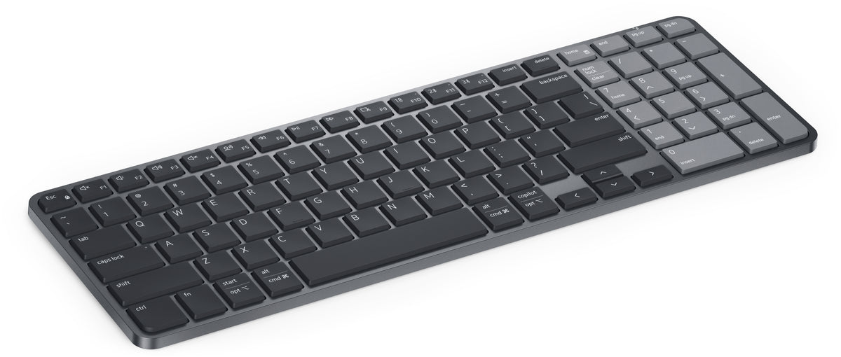 DELL KB746 keyboard Universal RF Wireless + Bluetooth QWERTY US English Graphite - KB746-BLK-US