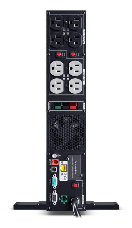 CYBERPOWER UPS CyberPower Smart App Sinewave uninterruptible power supply (UPS) Line-Interactive 1.5 kVA 1500 W 8 AC outlet(s) - PR1500RTXL2UC