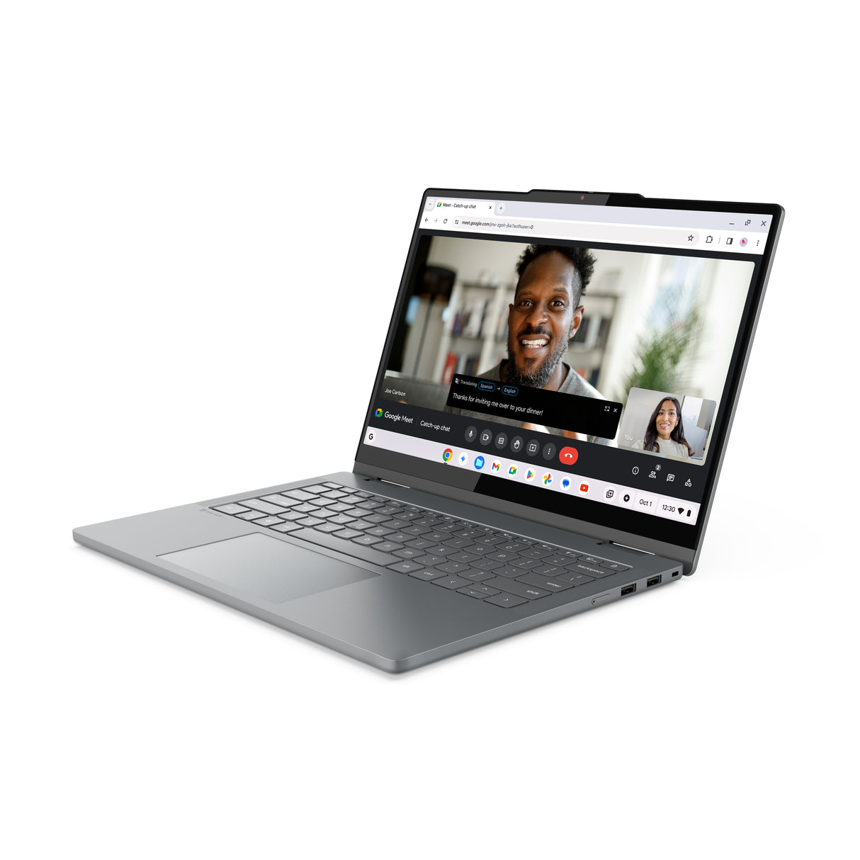Lenovo Chrome 2in1 14IRU10 Intel Core 7 250U Chromebook 35.6 cm (14") Touchscreen WUXGA 16 GB 512 GB SSD Wi-Fi 6E (802.11ax) ChromeOS Grey - 83LL000GUS