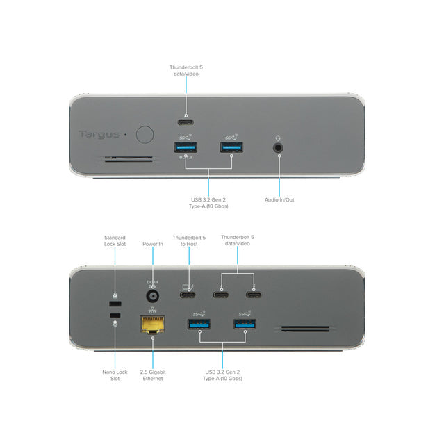 Targus DOCK230USZ mobile device dock station Mobile computer Silver - DOCK230USZ