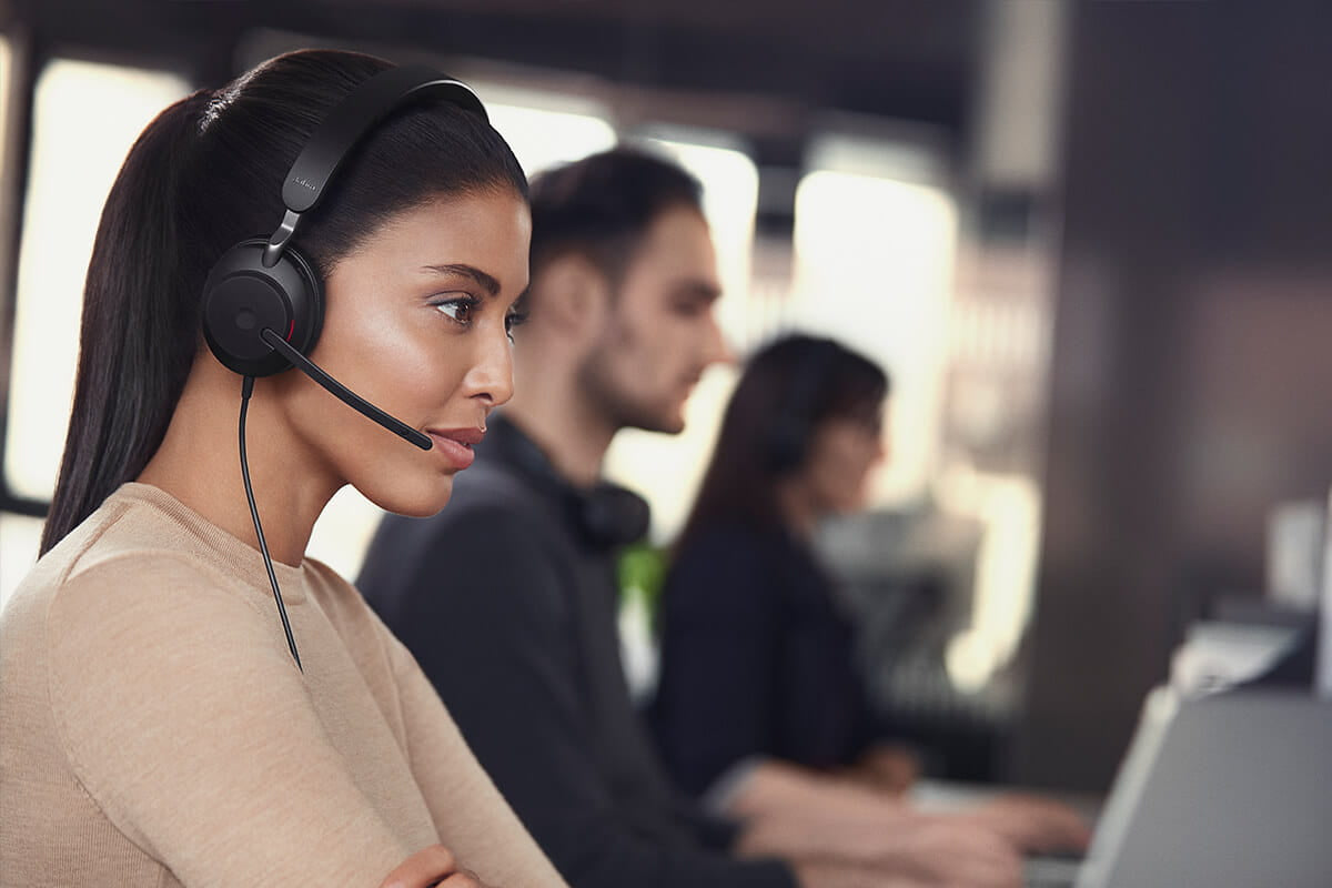 Jabra Evolve2 40 SE Headset Wired Head-band Calls/Music USB Type-C / USB Type-A Black - 24189-989-799-01