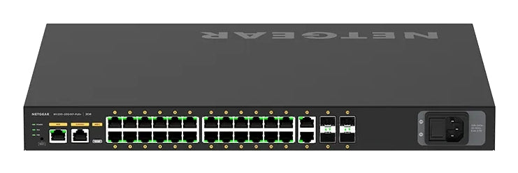 NETGEAR GSM4230PX Managed L2/L3 Gigabit Ethernet (10/100/1000) Power over Ethernet (PoE) 1U Black - GSM4230PX-TAANAS