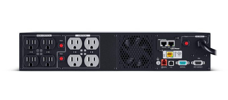 CyberPower Smart App Sinewave uninterruptible power supply (UPS) Line-Interactive 1.5 kVA 1500 W 8 AC outlet(s) - PR1500RT2UCN