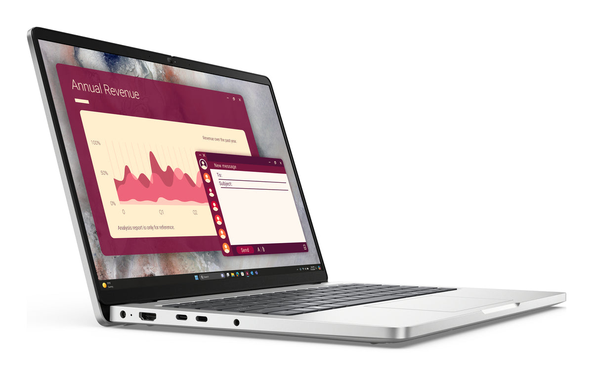 DELL Pro 14 PC14250 Intel Core Ultra 7 265U Laptop 35.6 cm (14") Full HD+ 32 GB DDR5-SDRAM 512 GB SSD Wi-Fi 6E (802.11ax) Windows 11 Pro US English Silver, Platinum - K5GJ3