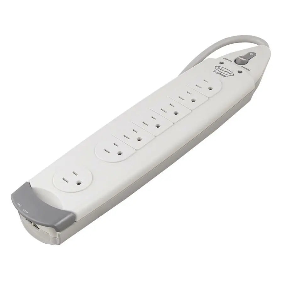 BELKIN Belkin 7-Outlet SurgeMaster Home Series - 7 x NEMA 5-15R - 1045 J - 120 V AC Input - 120 V AC Output - F9H710-06