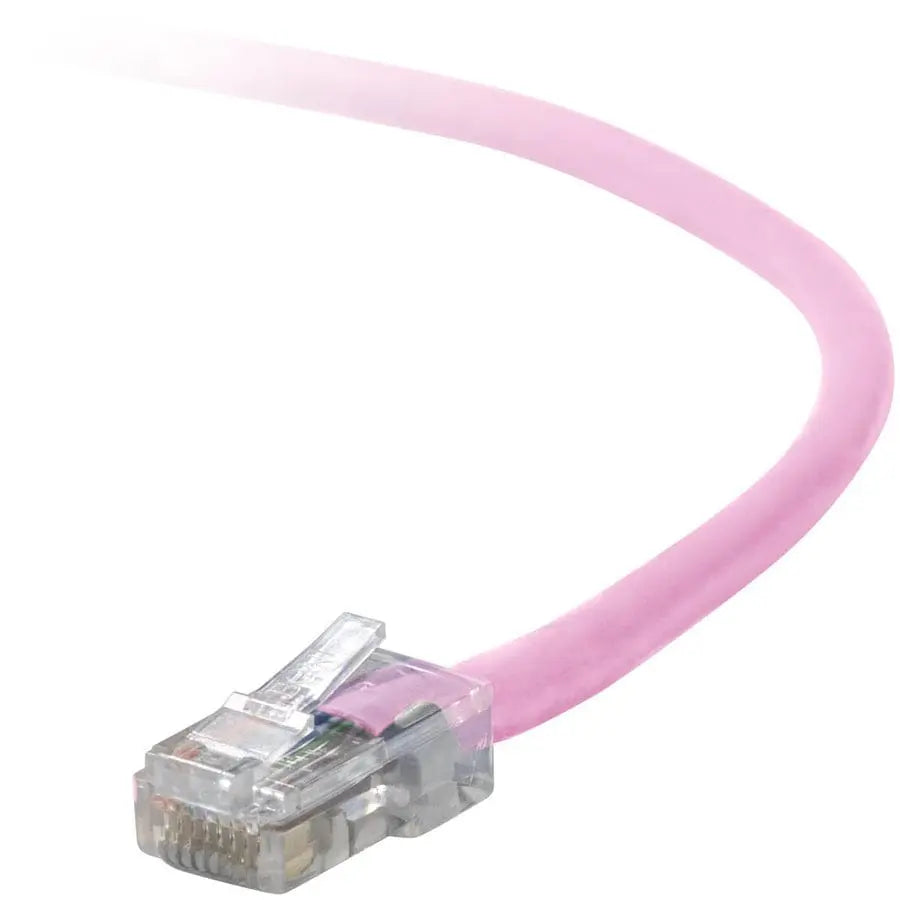 BELKIN Belkin Cat. 5E UTP Patch Cable - RJ-45 Male - RJ-45 Male - 10ft - Pink - A3L791-10-PNK-S
