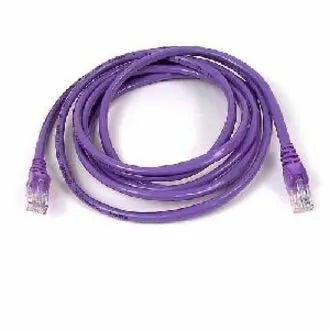 BELKIN Belkin Cat. 5E UTP Patch Cable - RJ-45 Male - RJ-45 Male - 1ft - Purple - A3L791-01-PUR-S