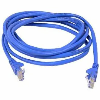 BELKIN Belkin Cat. 6 Patch Cable - RJ-45 Male - RJ-45 Male - 18ft - Blue - A3L980-18-BLU-S