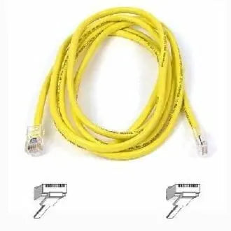 BELKIN Belkin Cat. 6 UTP Patch Cable - RJ-45 Male - RJ-45 Male - 75ft - Yellow - A3L980-75-YLW-S