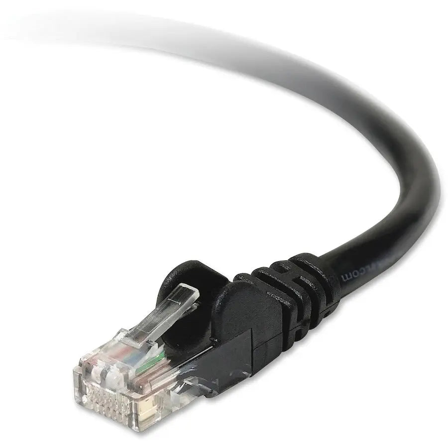 BELKIN Belkin Cat5e Network Cable - 3 ft Category 5e Network Cable - First End: 1 x RJ-45 Network - Male - Second End: 1 x RJ-45 Network - Male - Black - 1 Each - A3L791-03-BLK-S