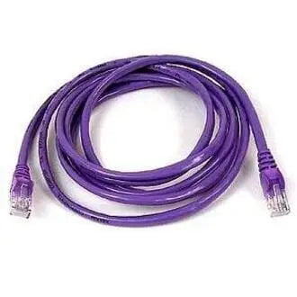 BELKIN Belkin Cat5e Patch Cable - RJ-45 Male - RJ-45 Male - 20ft - Purple - A3L791-20-PUR-S
