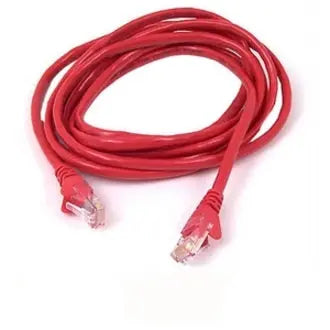 BELKIN Belkin Cat6 Cable - RJ-45 Male - RJ-45 Male - 10ft - Red - A3X189-10-RED-S