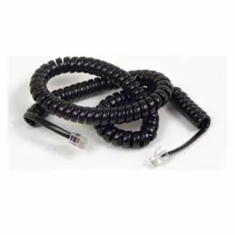 BELKIN Belkin Pro Series Coiled Telephone Handset Cable - RJ-11 Male Phone - RJ-11 Male Phone - 12ft - Black - F8V101-12-BK