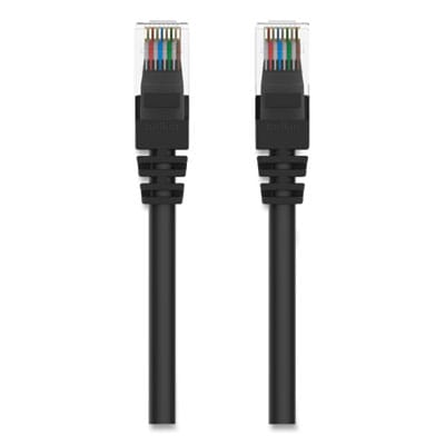 BELKIN Network Cable CAT6 UTP Computer Patch Cable, 10 ft, Black - A3L980-10-BLK-S