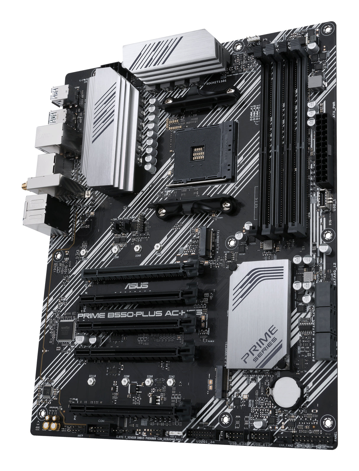 ASUS PRIME B550-PLUS AC-HES motherboard AMD B550 Socket AM4 ATX - PRIME B550-PLUS AC-HES