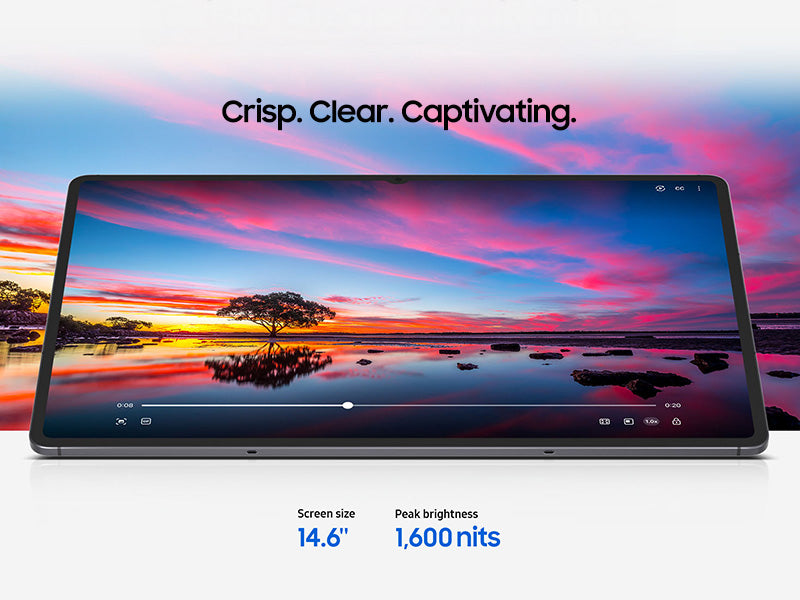 Samsung Galaxy Tab S11 Ultra 512 GB 37.1 cm (14.6") 12 GB Wi-Fi 7 (802.11be) Grey - SM-X930NZAEXAR SAMSUNG
