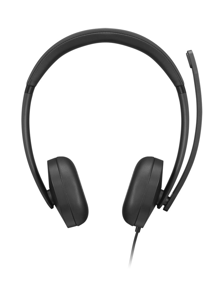 Lenovo VoIP Headset 5000 Wired Head-band Office/Call center USB Type-C Black - 4XD1R88995 LENOVO