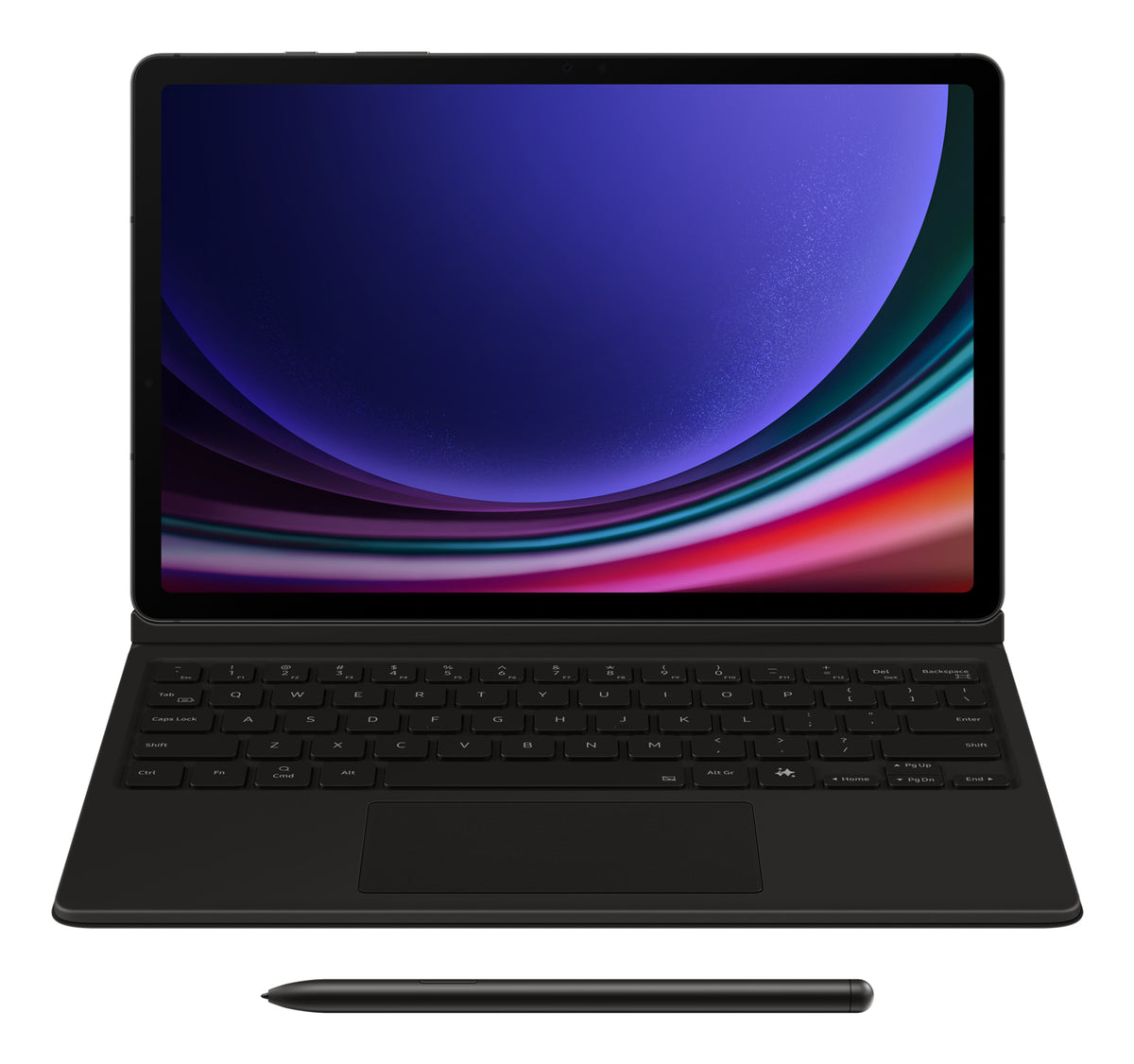 Samsung EF-DX725 QWERTY US English Pogo Pin Black - EF-DX725UBEGUJ