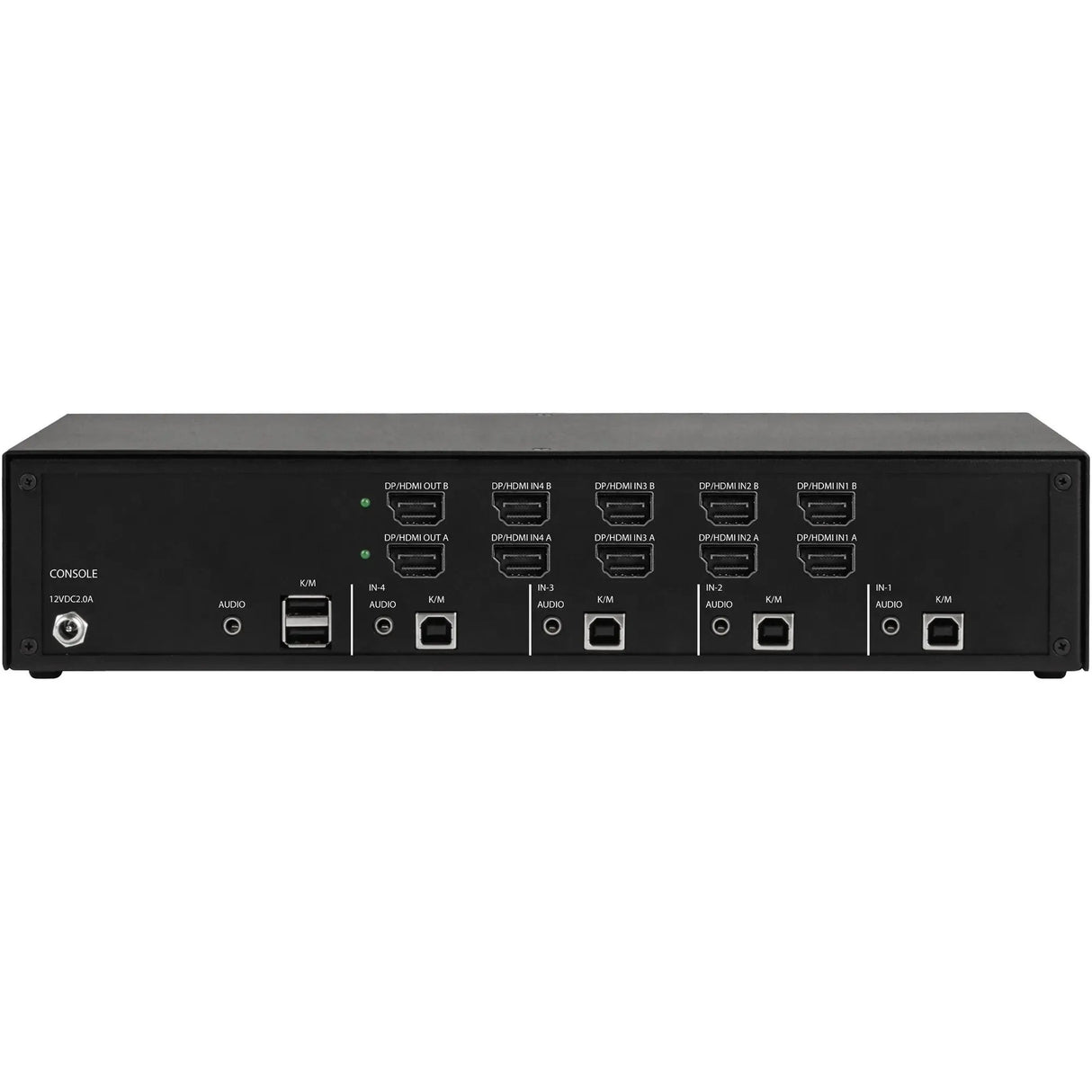 BLACK BOX Black Box Secure KVM Switch - FlexPort HDMI/DisplayPort - 2 Computer(s) - 3840 x 2160 - 6 x USBHDMIDisplayPort - TAA Compliant