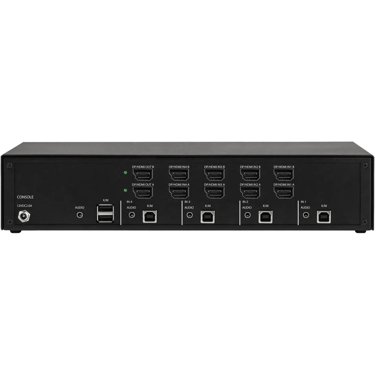 BLACK BOX Black Box Secure KVM Switch - FlexPort HDMI/DisplayPort - 2 Computer(s) - 3840 x 2160 - 6 x USBHDMIDisplayPort - TAA Compliant
