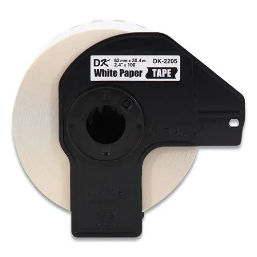 BROTHER BROTHER Continuous Paper Label Tape, 2.4" x 100 ft, White, 3 Rolls/Pack - DK22053PK