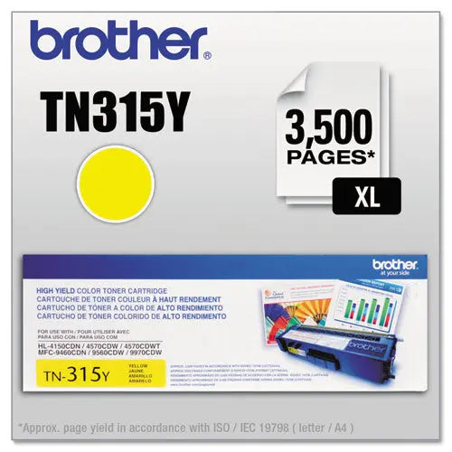 BROTHER BROTHER Creates documents and presentations with ease. Uses toner efficiently. Simple design for eas - TN315Y