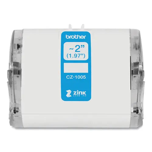 BROTHER BROTHER CZ Roll Cassette, 1.97" x 16.4 ft, White - CZ1005