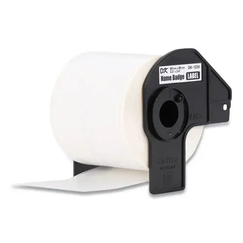 BROTHER BROTHER Die-Cut Name Badge Labels, 2.3 x 3.4, White, 260 Labels/Roll, 3 Rolls/Pack - DK12343PK