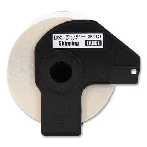 BROTHER BROTHER Die-Cut Shipping Labels, 2.4 x 3.9, White, 300 Labels/Roll, 24 Rolls/Pack - DK120224PK