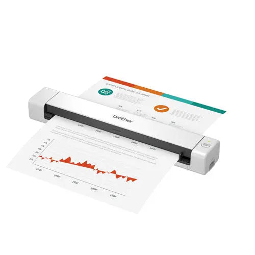 BROTHER BROTHER DS-640 Compact Mobile Document Scanner, 600 dpi Optical Resolution, 1-Sheet Auto Document Fe - DS640