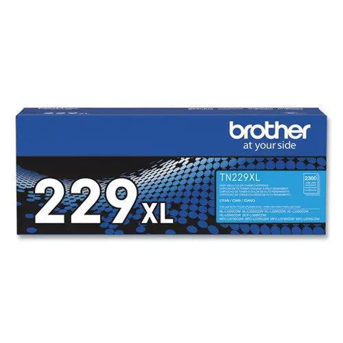 BROTHER BROTHER High-Yield Toner, 2,300 Page-Yield, Cyan - TN229XLC