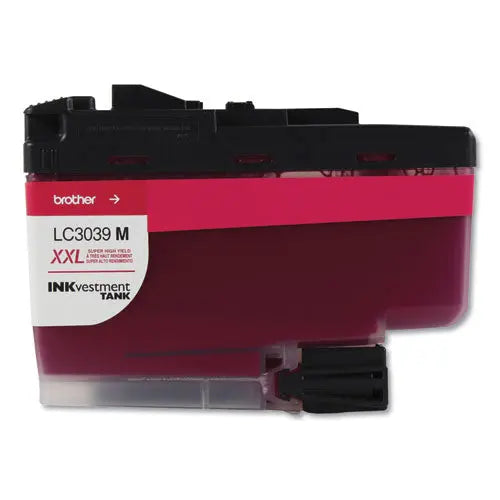 BROTHER BROTHER INKvestment Ultra High-Yield Ink, 5,000 Page-Yield, Magenta - LC3039M