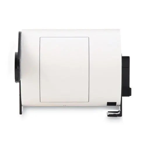 BROTHER BROTHER Label Tape, 4.07" x 6.4", Black on White, 180 Labels/Roll - DK1247