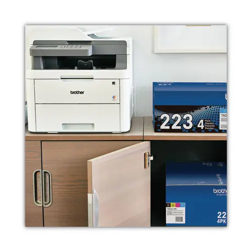 BROTHER BROTHER TN2234PK Toner, 1,400/1,300 Page-Yield, Black/Cyan/Magenta/Yellow - TN2234PK