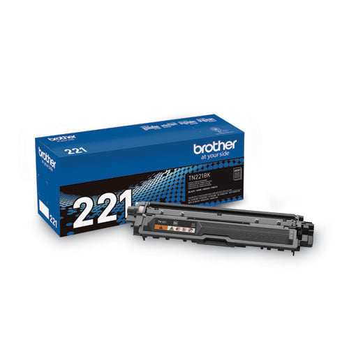 BROTHER BROTHER Toner, 2,500 Page-Yield, Black - TN221BK