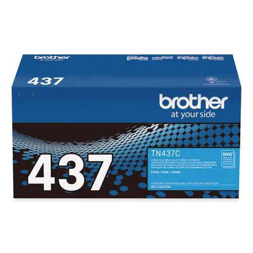 BROTHER BROTHER Ultra High-Yield Toner, 8,000 Page-Yield, Cyan - TN437C