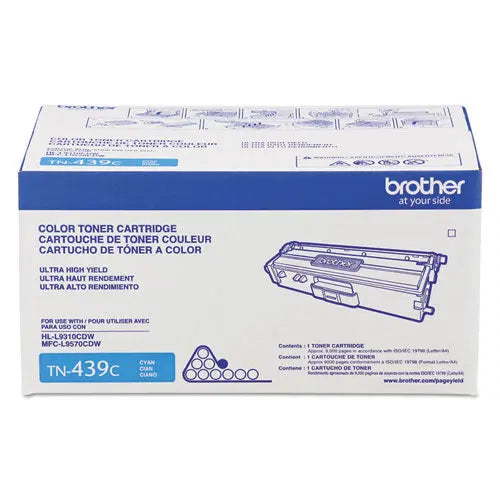 BROTHER BROTHER Ultra High-Yield Toner, 9,000 Page-Yield, Cyan - TN439C